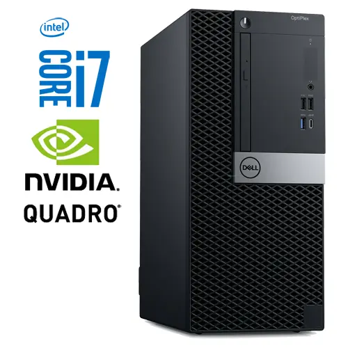 Dell Optiplex 7050 MT Intel Core i7-7700 | 256GB SSD | 8GB | NVS510 2GB | W10 PRO