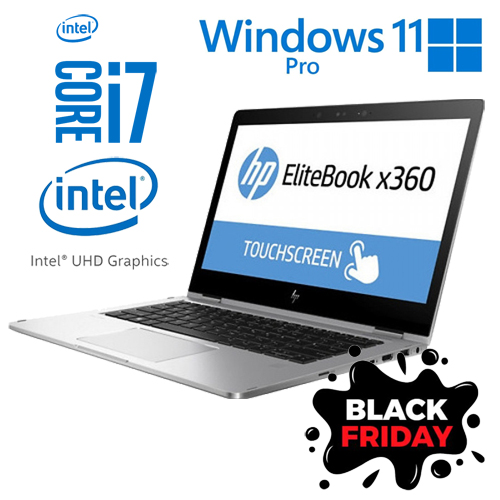 HP Elitebook X360 1030 G3 Intel Core i7 8650U | 512GB SSD | 8GB | 13,3″ FHD IPS TOUCH | W11P