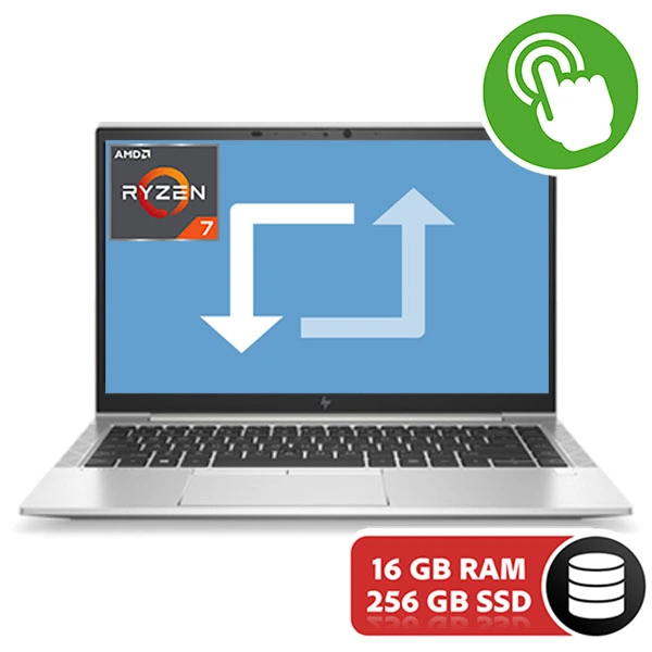 HP Elitebook 845 G7 Ryzen 7 4750U | 256GB SSD | 16GB | 14″ FHD IPS TOUCH | W11 PRO