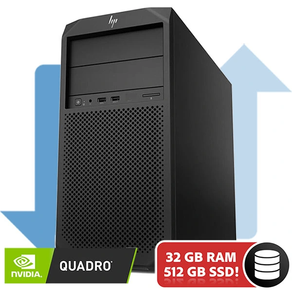 HP Z2 G4 Workstation MT Intel Core i7 8700 | 512GB SSD | 32GB | QUADRO K1200 4GB | W11P