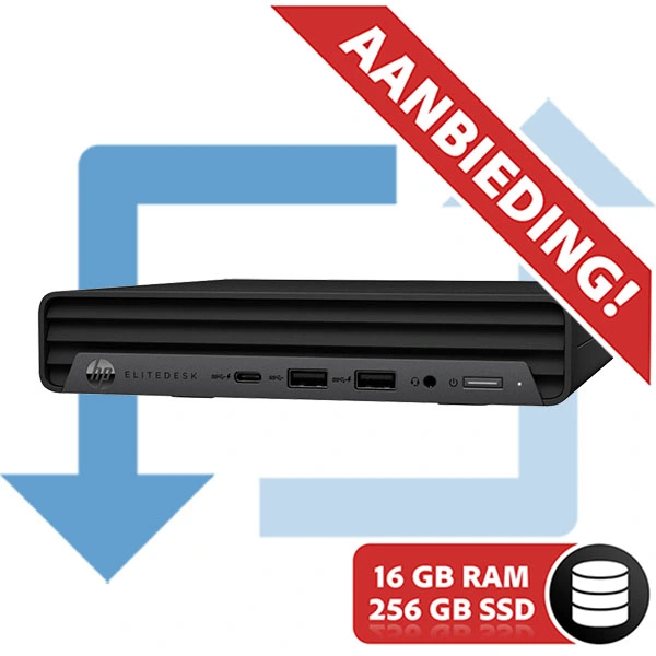 HP EliteDesk 800 G6 Mini Intel Core i5 10500T | 256GB SSD | 16GB | W11 PRO