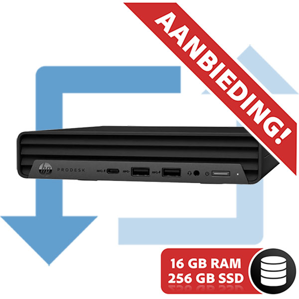 HP ProDesk 400 G6 Mini Intel Core i5 10500T | 256GB SSD | 16GB | W11 PRO