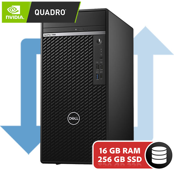 Dell Optiplex 7080 MT Intel Core i5-10500 | 256GB SSD | 16GB | QUADRO P600 2GB | W11 PRO