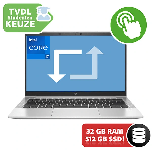 HP Elitebook X360 830 G8 Intel Core i7 1185G7 | 512GB SSD | 32GB | 13,3″ FHD IPS TOUCH | W11 PRO
