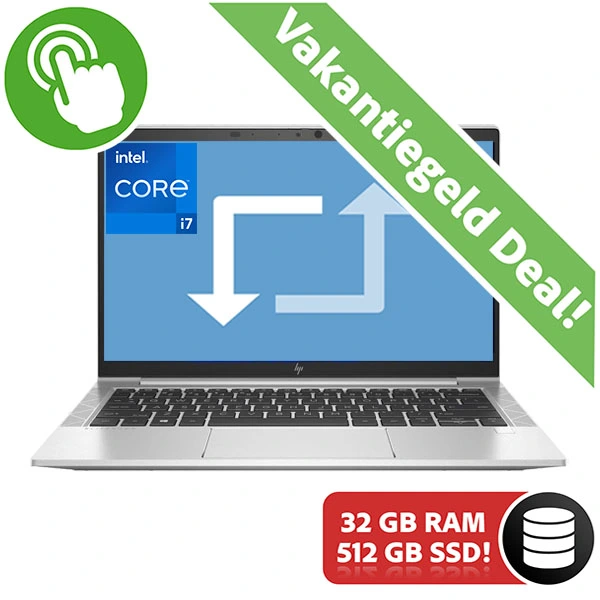 HP Elitebook 830 G7 Intel Core i7 10610U | 512GB SSD | 32GB | 13,3