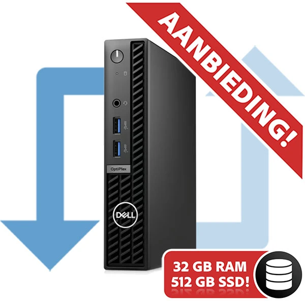 Dell Optiplex 3080 Mini Intel Core i7-10700T | 512GB SSD | 32GB | W11 PRO