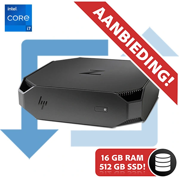 HP Z2 G4 Workstation Mini Intel Core i7 8700 | 512GB SSD | 16GB | W11 PRO