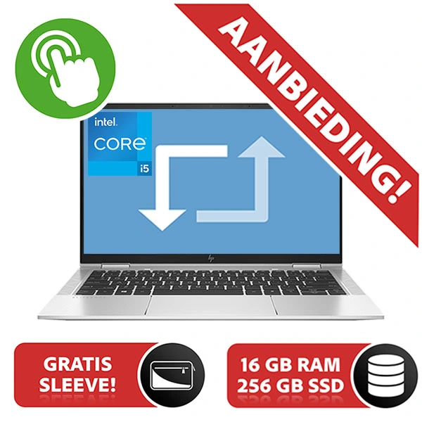 HP Elitebook X360 1030 G7 Intel Core i5 10210U | 256GB SSD | 16GB | 13,3″ FHD IPS TOUCH | W11P