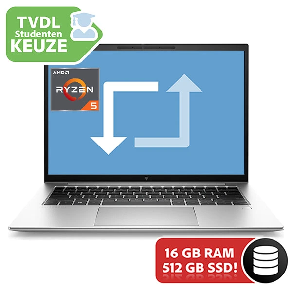 HP Elitebook 845 G10 AMD Ryzen 5 Pro 7540U | 512GB SSD | 16GB | 14″ WUXGA | W11 PRO